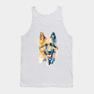 German Shepherd Dog Portrait Tank Top